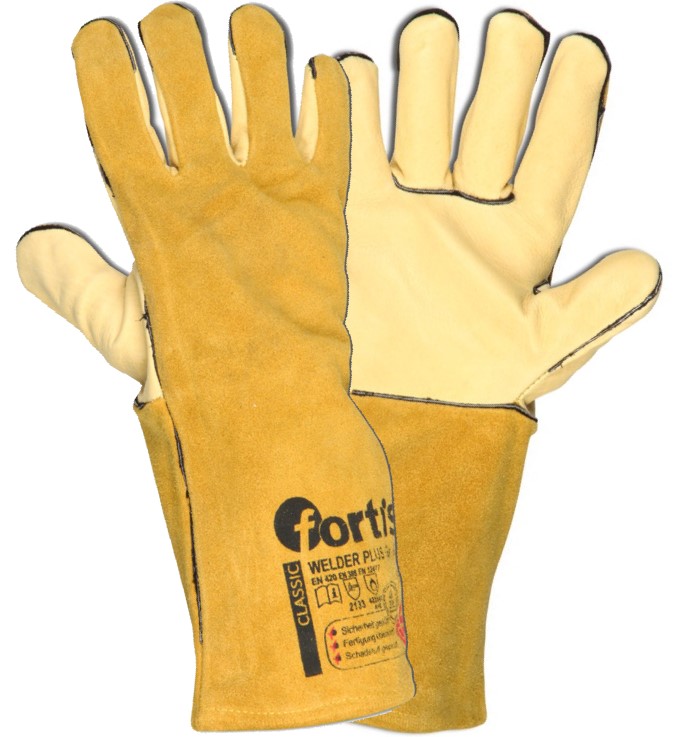 classic_welderIVY7OGl71ZtaN Fortis Classic Welder Plus welding gloves yellow up to 250°C