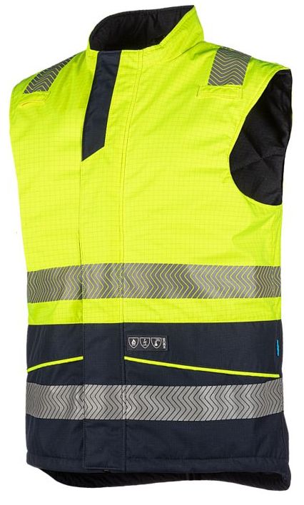 9375_278___SIL Sioen Vikja 9375A2ET2 High-visibility quilted vest