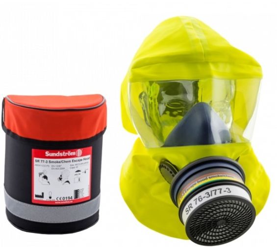 7522053512_Sundstroem_Fluchthaube_SR_77-3_H15-3512 Sundström escape hood H15-3212 SR 77-3 ABEK1-CO-P3 S/M stat