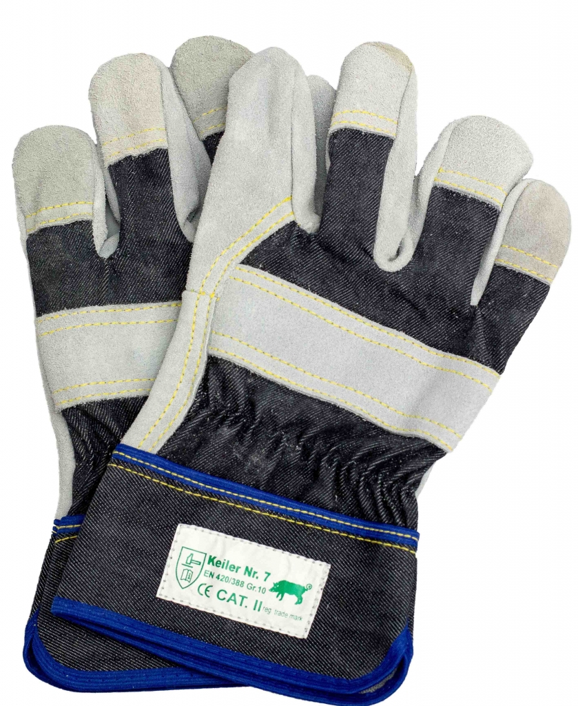 keilernr-7 Keiler No.7 26007 Cow split leather gloves