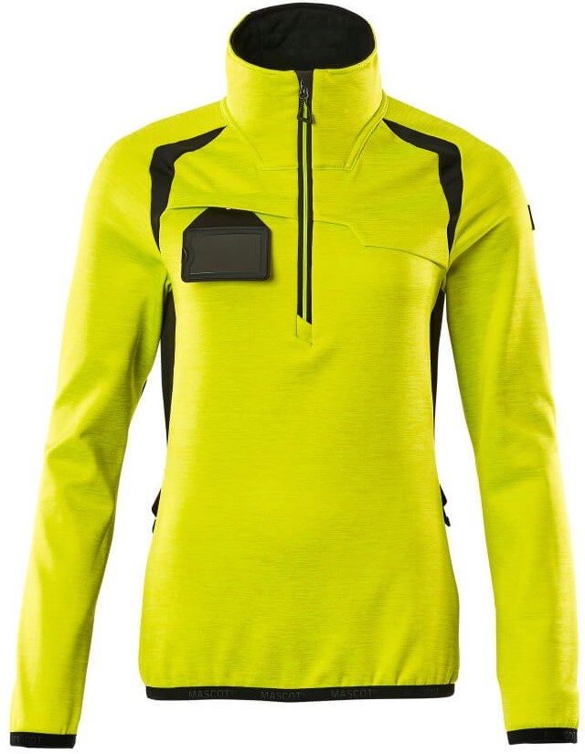 Mascot ACCELERATE SAFE 19353-316 Women's fleece pullover with short zipper