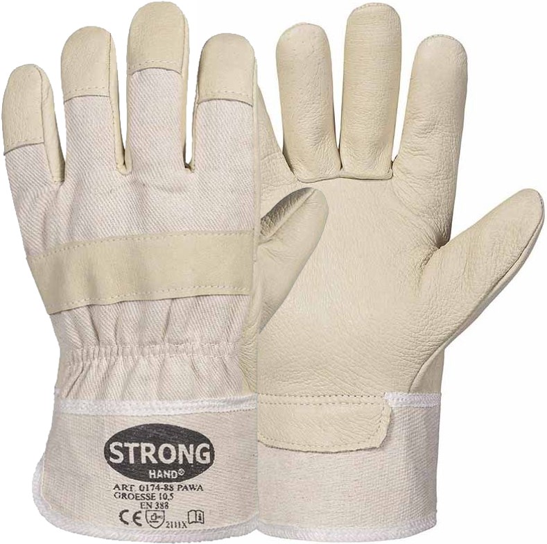 Stronghand 0174 88 Pawa pig full leather protective gloves