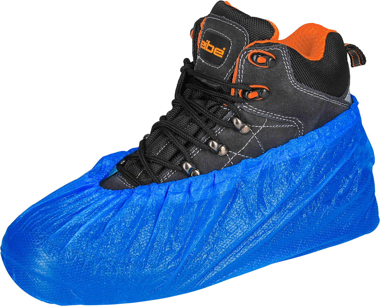 Asatex overshoes blue embossed 40 µ low version 2000 pieces.