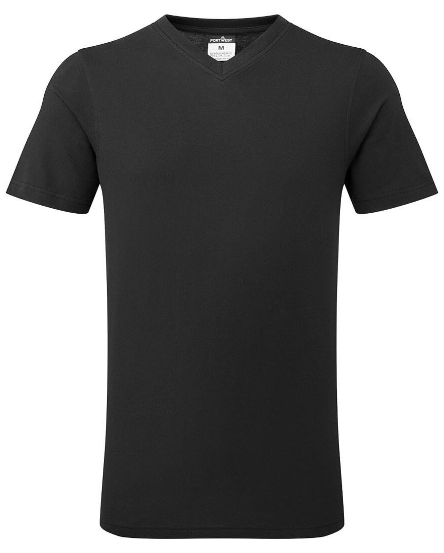 Portwest B197 cotton V-neck T-shirt