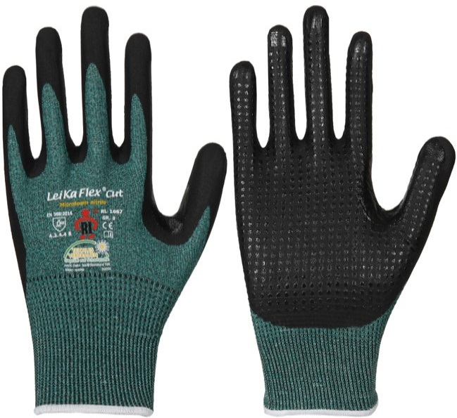 001667-1JT4T9yf7qlxoC LeiKaFlex 1667 Cut nitrile cut protection gloves with knobs