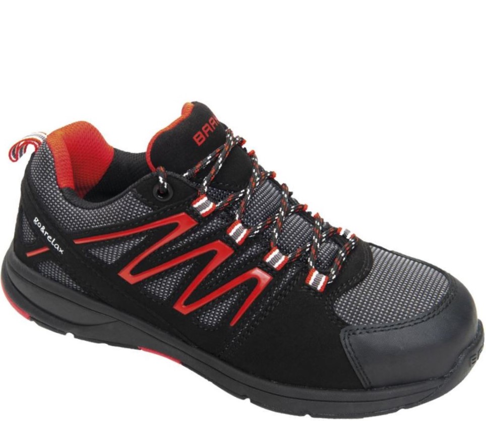 34232iLhx9p2D9JrbU Baak 34232 Svenja ladies' low shoes S1 SRC black-red