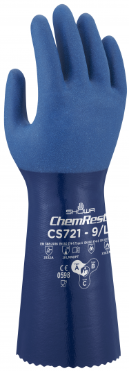 118722_1 Showa CS721 Nitril-Chemikalienschutzhandschuhe
