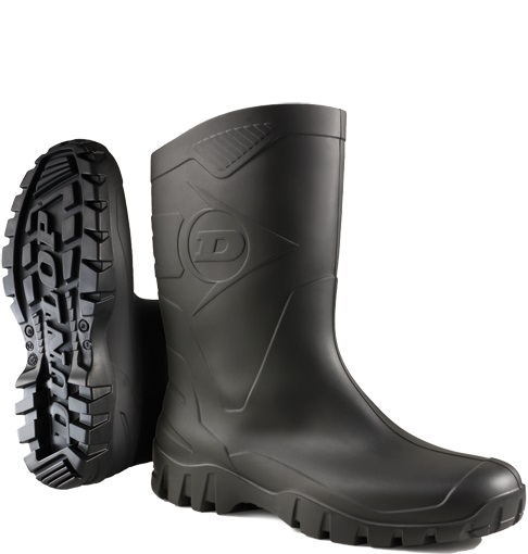 1819-1 Dunlop Dee Calf Boots K500011 black without protective function