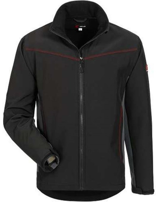 Craftland 19970 KIAN Softshelljacke schwarz-grau
