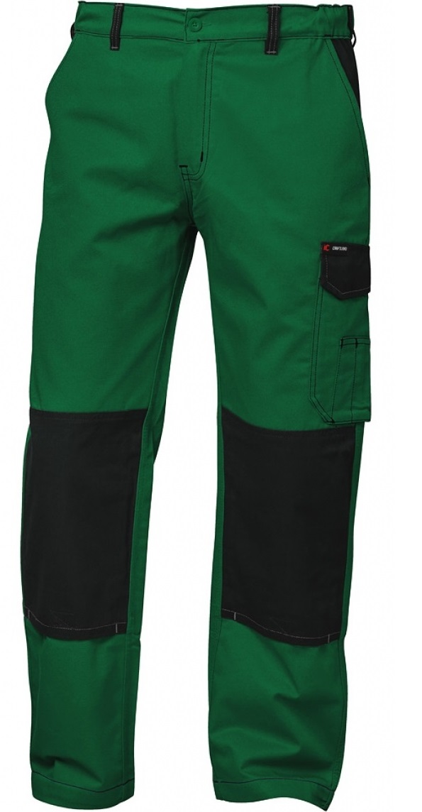 Craftland 22464 EUPEN Twill-Bundhose grün-schwarz