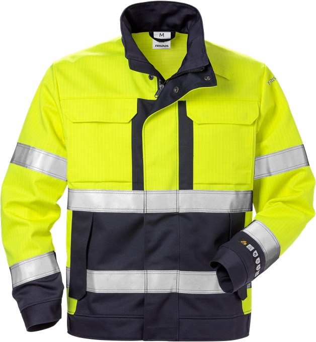 125938-171-b1 Fristads 125938 Flame High Vis Jacket 4584 FLAM