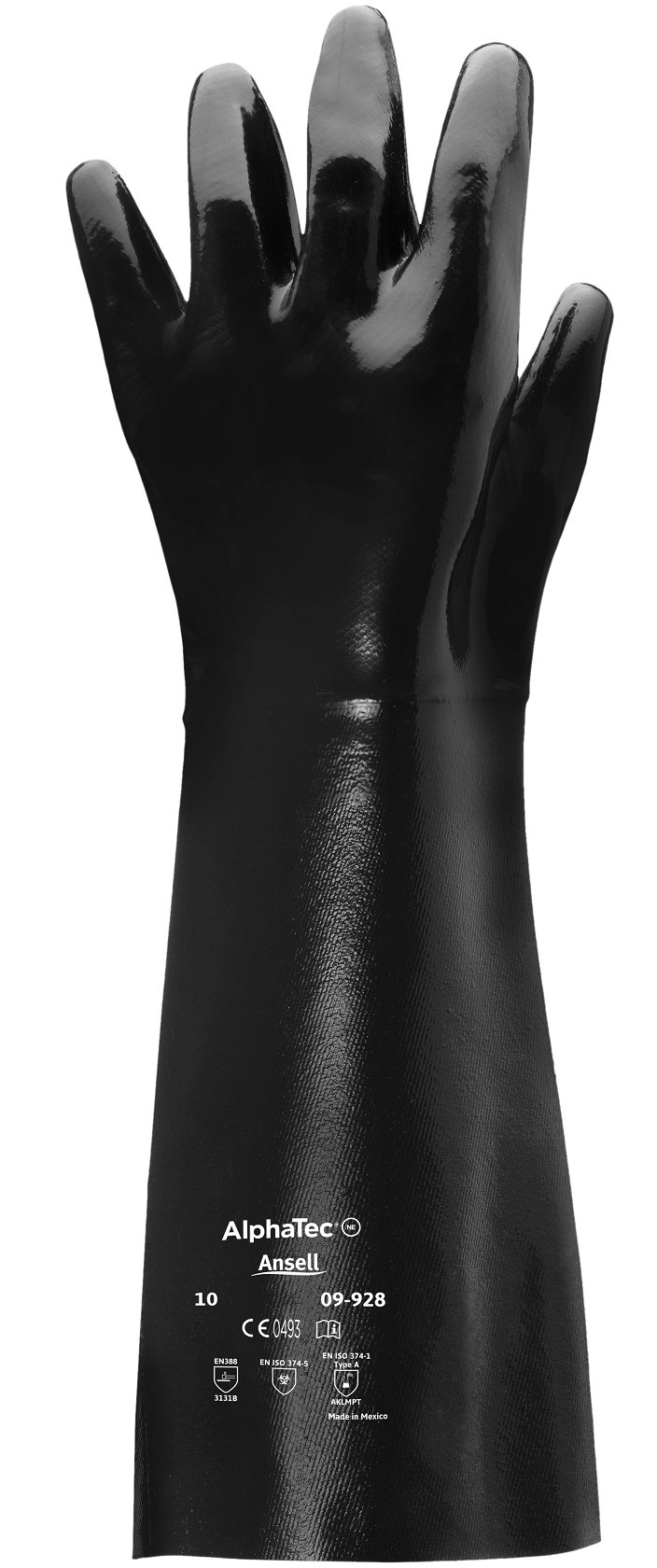09-928_1 Ansell AlphaTec 09-928 Chemical protective gloves from -25 °C to 180 °C