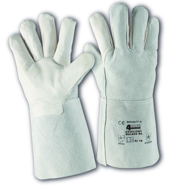 h103-s 4Safe H10 welding3S gloves made of split leather