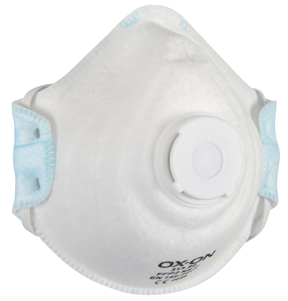 OX-ON Atemschutzmaske FFP2 NR D w/Valve Comfort mit Ausatemventil
