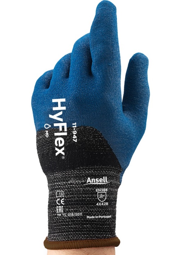 Ansell HyFlex 11-947 PU-Nitril-Schnittschutzhandschuhe Level B