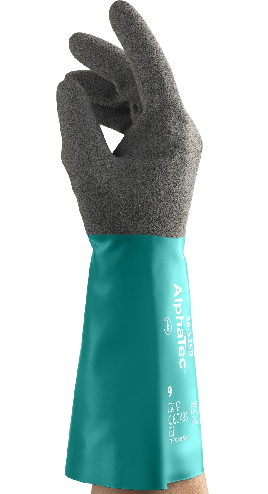 Ansell AlphaTec 58-535B Chemical protective gloves