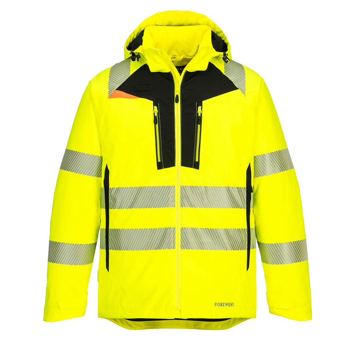 DX461YBR Portwest DX461 - DX4 high visibility winter jacket class 3