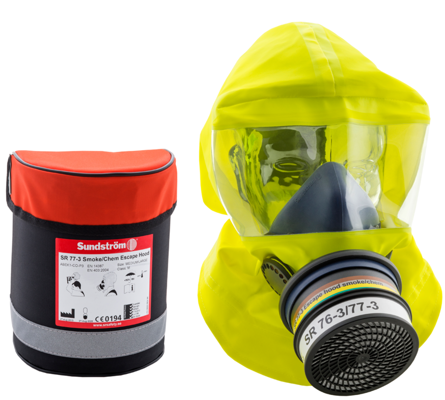 H15-3512_001 Sundström escape hood H15-3312 SR 77-3 ABEK1-CO-P3 S/M mobile