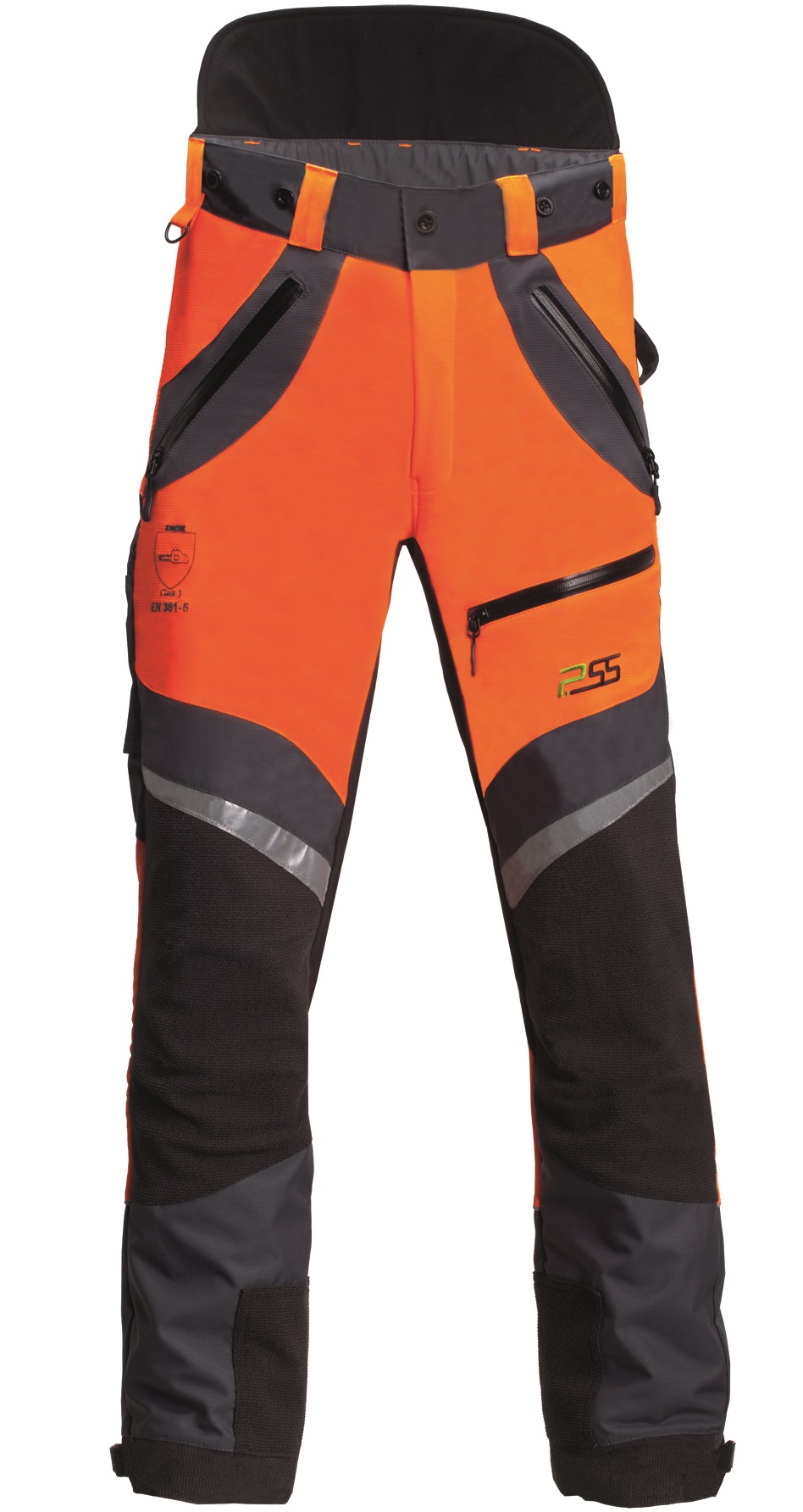 air_orange_vorne_ PSS X-treme Air 5x5 cut protection trousers