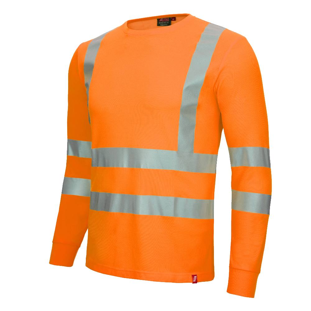 7009_4100_1 Nitras Motion Tex VIZ 7009 warning protection long-sleeved shirt