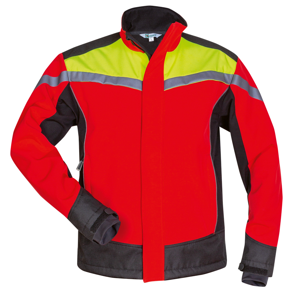 elysee Ash 22755 Softshell jacket red-yellow-black