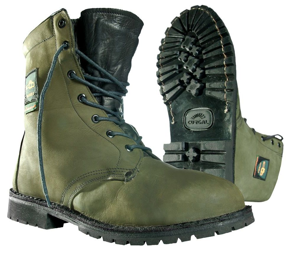 SIP Protection Superforet 3SA3 cut protection shoes olive green