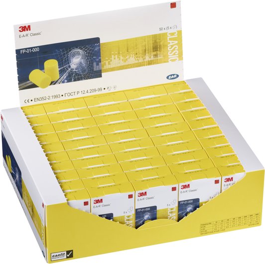 E-A-R-Classic-FP01000 3M E-A-R Classic FP01000 Hearing protection plugs pocket pack