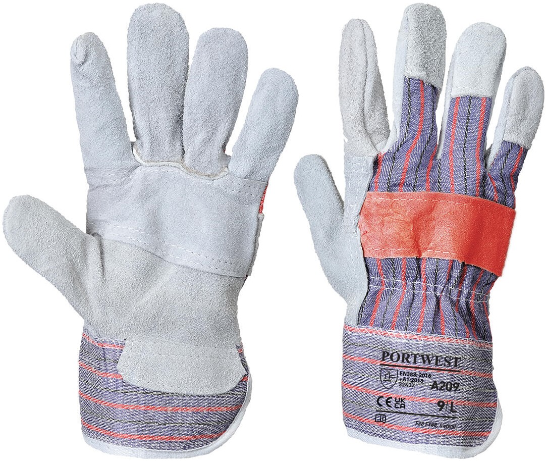 12345 Portwest A209 Rigger Glove Grey