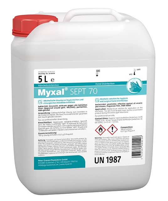 greven9b7zM2Qdumisp1 Greven Hand disinfectant Myxal Sept 70 5 litre canister
