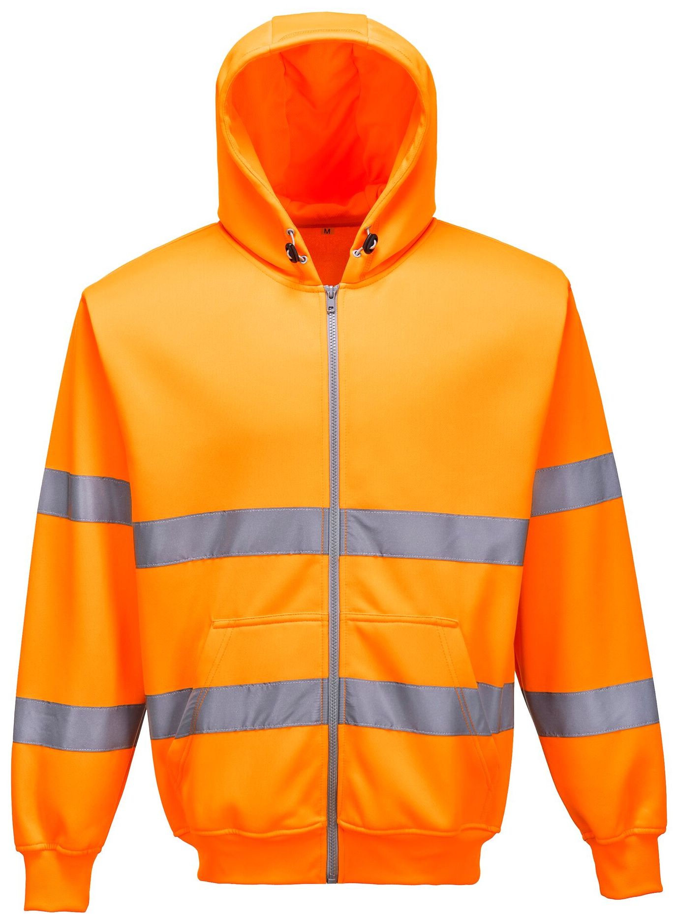 Portwest B305 Warning Protection Hooded Sweatshirt with Zipper