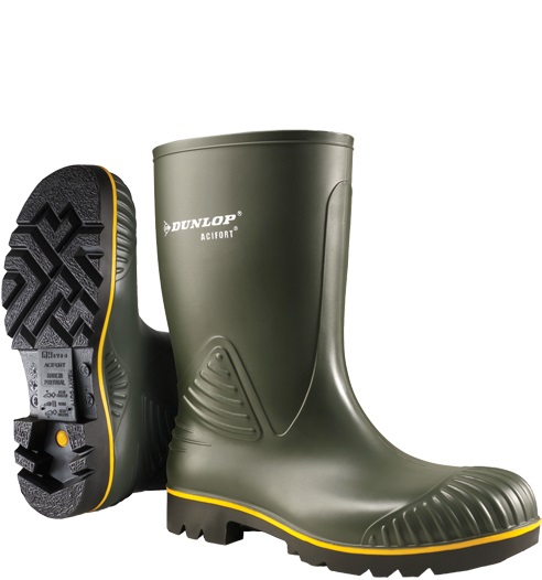 Dunlop Acifort Heavy Duty Calf B440631.AFHA Boots O4 FO SRA green