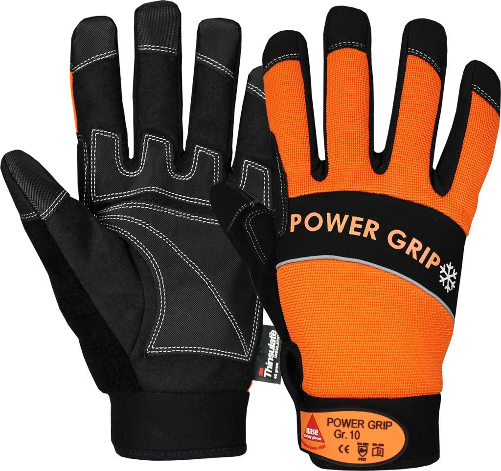 Hase 402050 POWER GRIP WINTER Mechanic's protective leatherette gloves