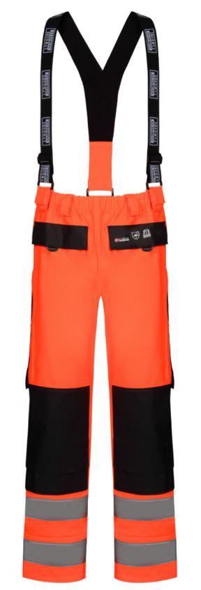 Lyngsøe LR9012 Warnschutz-Regenhose PU/PVC