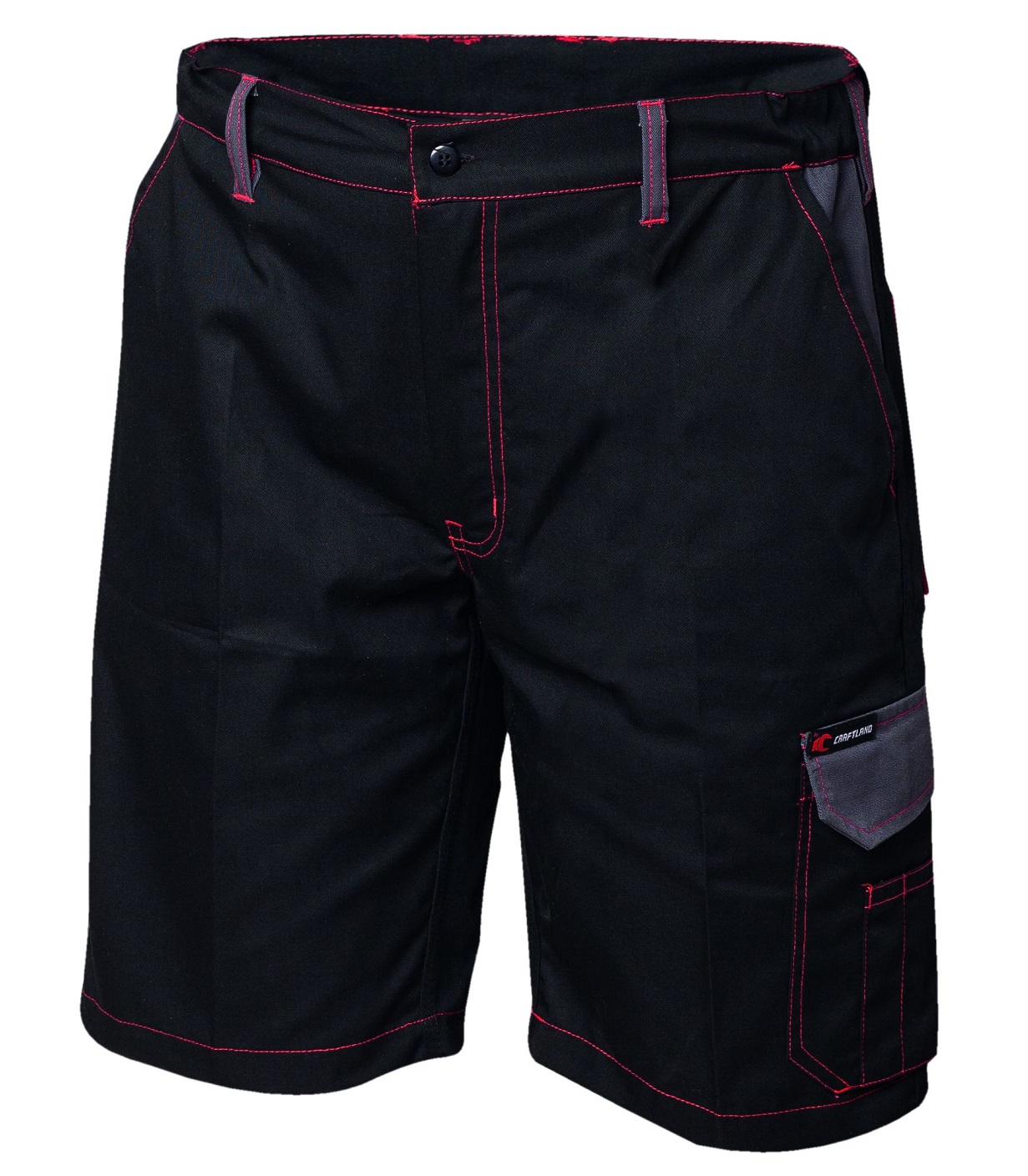 22441voXDeJ67Dpkbo Craftland 22441 MECHELEN Twill Shorts black-grey
