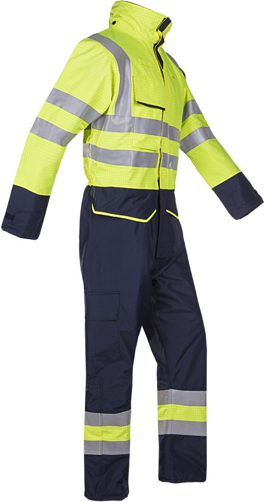 Sioen Carret 7253N3EF7 Multinorm Warnschutz-Winterregenoverall