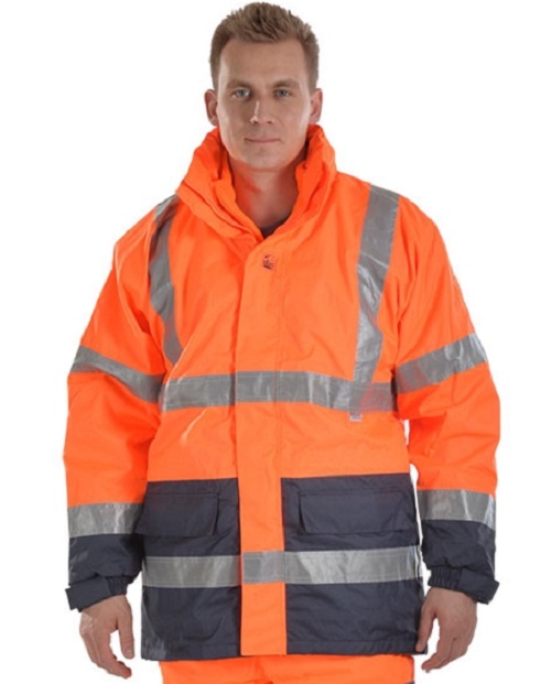 10-5699-603-p Ocean 10-5699 Breathable Jacket High-Vis Warning Rain Trousers
