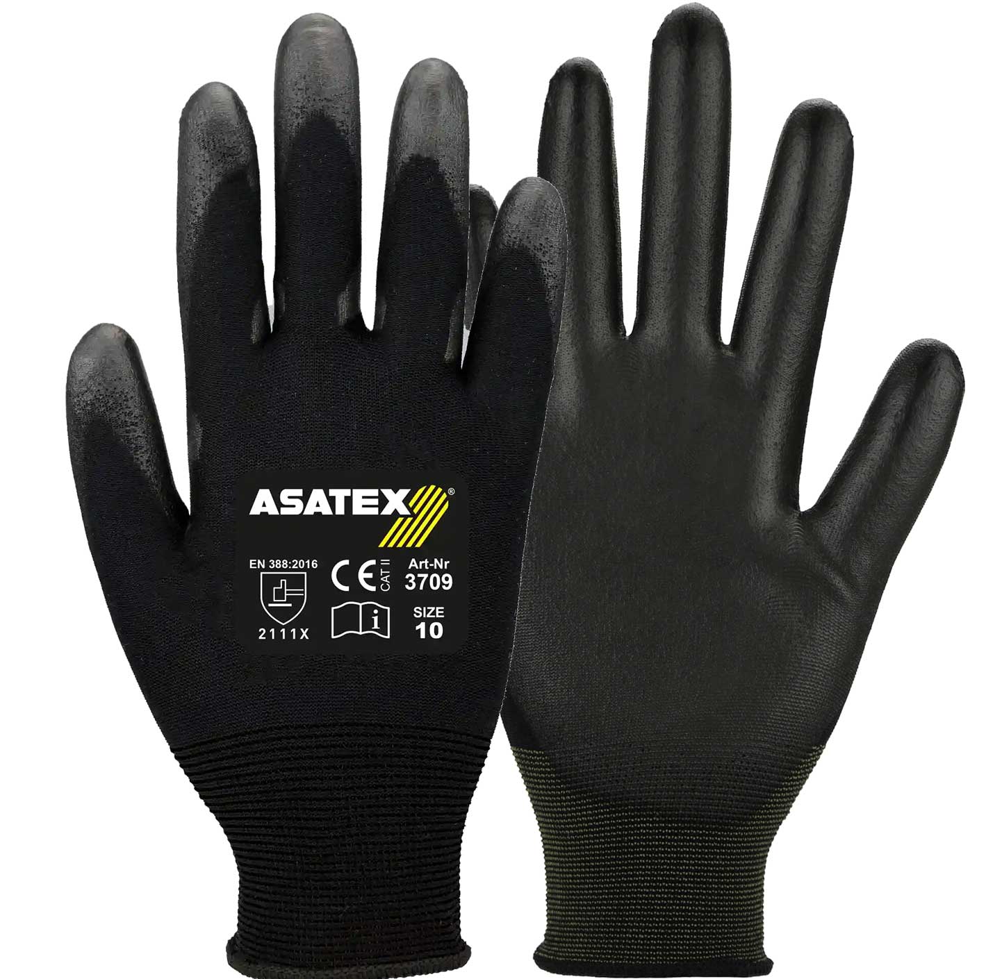 3709 3709 Protective gloves with soft PU coating