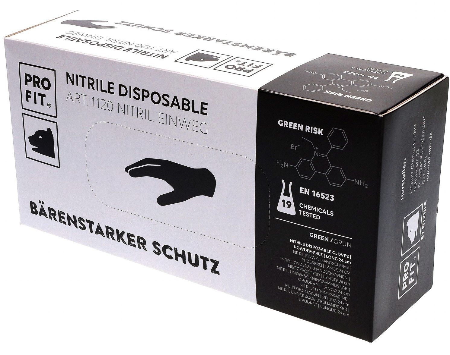 21509_1120_3 Pro-Fit 1120 nitrile disposable gloves 24 cm, green