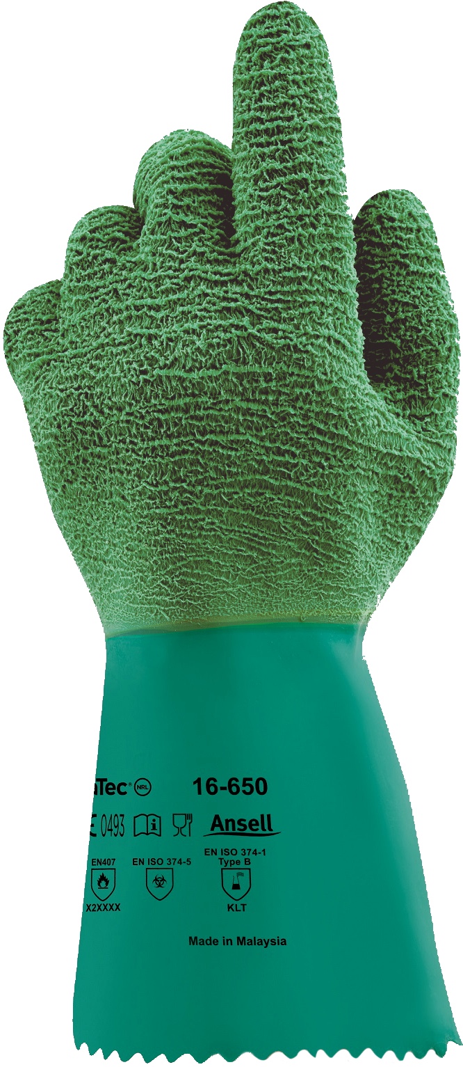 16-650-3 Ansell Gladiator 16-650 Chemical protective gloves
