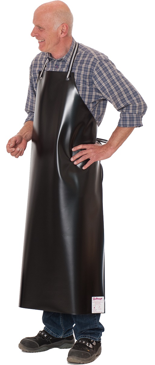 Guttasyn-Sch-rze-MB5-schwarz018uHF7KQ6nO2 Guttasyn PVC apron black MR 5/12 s Dimensions 100x120cm Thickness 0.5 mm