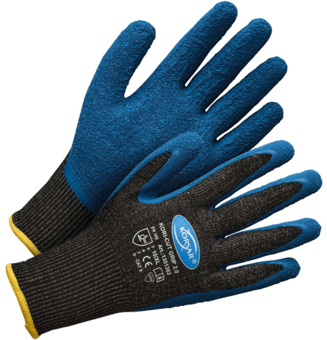 Corsair Kori-Cut Grip 2.0 latex cut protection gloves Level D