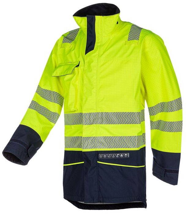 7530_278___SIL Sioen Talsi 7530A2ET2 rain jacket with arc protection