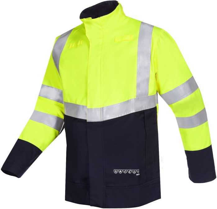 Sioen Lobau 059VA2PIT Warnschutz-Jacke mit Störlichtbogenschutz (Kl 2)