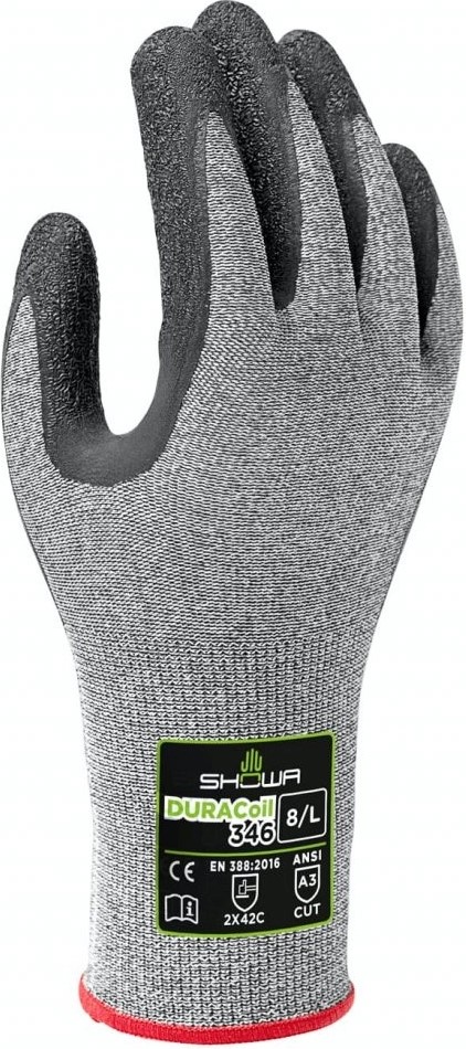 SHOWA 346 Duracoil Latex-Schnittschutzhandschuhe Level C