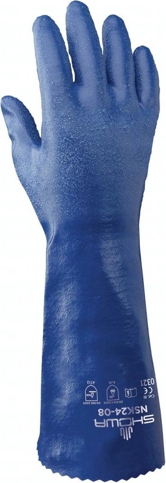NSK24 SHOWA NSK24 Nitril-Chemikalienschutzhandschuhe