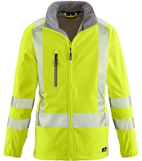 4 Protect TYLER 3477 High visibility softshell jacket bright yellow