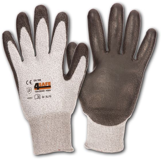 h509 4Safe H509 Tekora cut resistant gloves grey