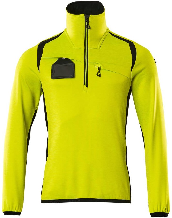 Mascot ACCELERATE SAFE 19303-316 Fleece pullover with short zipper