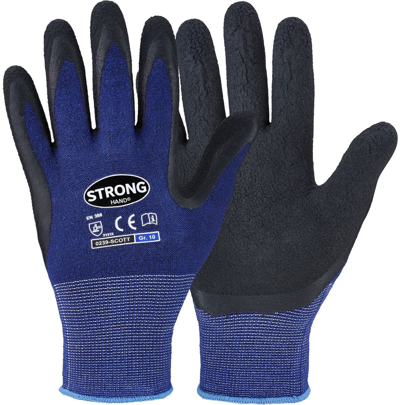 scott-0239 Stronghand 0239 Scott Latex Protective Gloves
