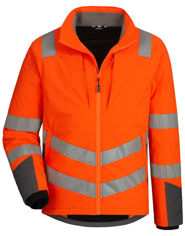 2qeVtc5twlXhMQ elysee 22433 Bechtol high visibility softshell jacket orange